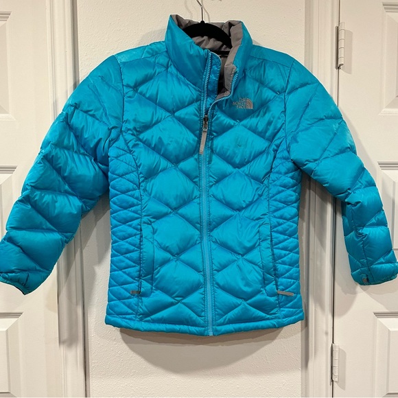 The North Face Other - The North Face Blue Kids Puffer Jacket size 18 EUC